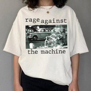 Ratm - Rage Against The Machine Rock Band Music 1992 T-shirt, Ratm Band 90s Retr